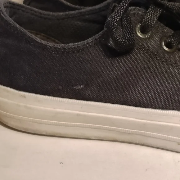 Converse All Star Chuck Taylor II Lunarlon Men's Sz 6 Black White Low Tops - Picture 8 of 13